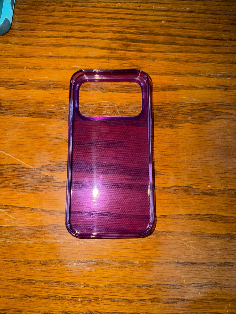 Purple Translucent Smartphone Case for IPhone 17 Pro